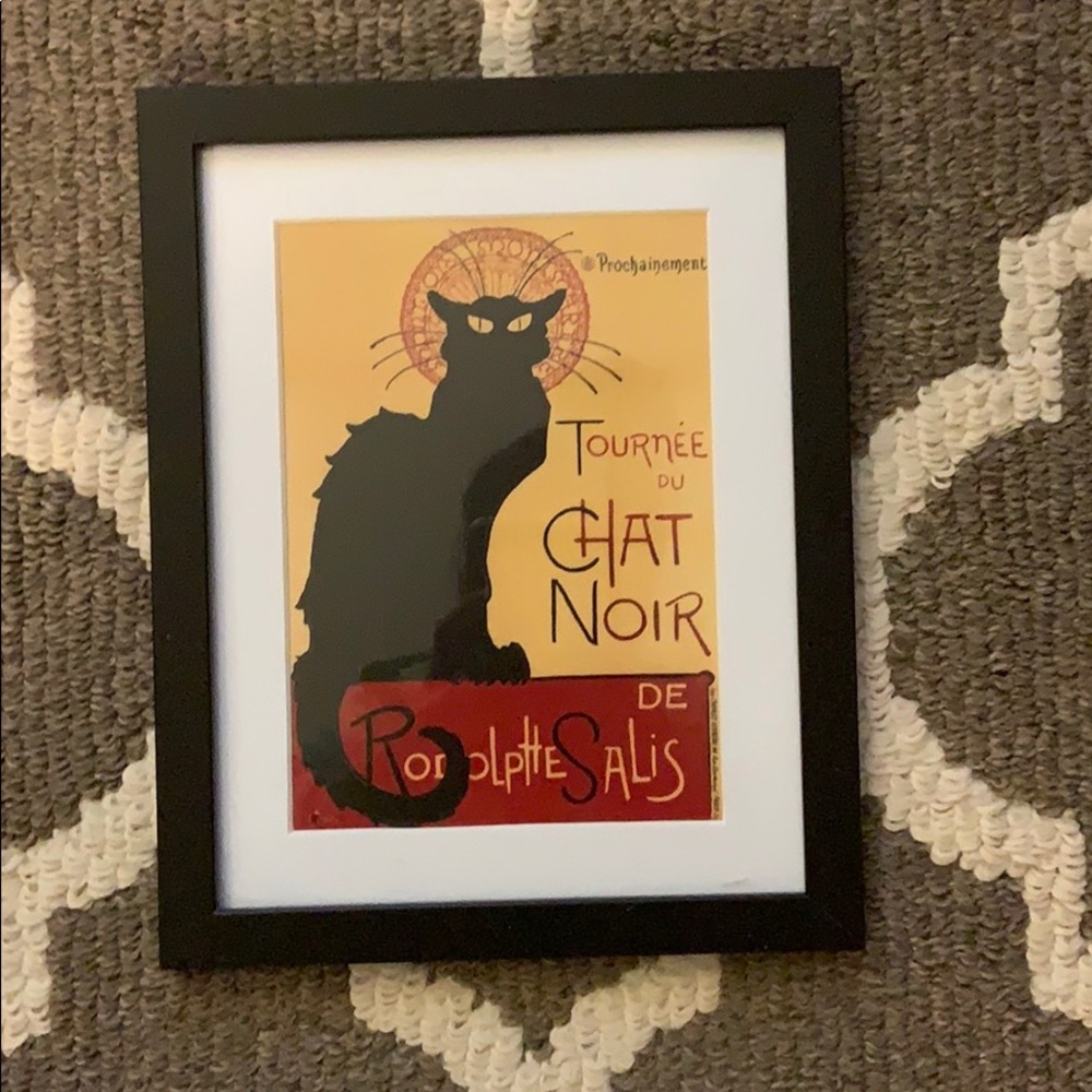 FRAMED PHOTO - Le Chat Noir